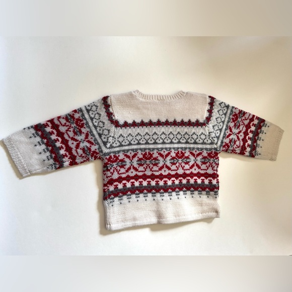 Baby GAP Cream Winter Knit Sweater - Picture 3 of 11